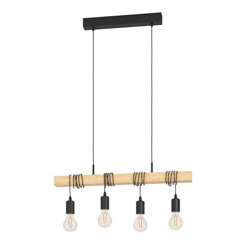 Eglo Pendelleuchte Townshend Holz Vintage H Ngelampe Esszimmer