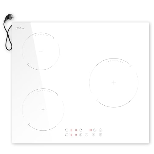 Hobsir Induktionskochfeld Mit Stecker 3 Zonen Einbau Kochfeld