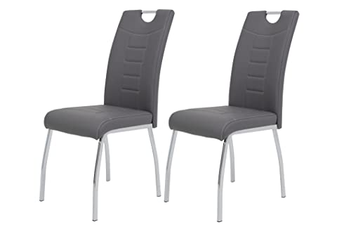Hela Tische 2er Set Esszimmerstuhl Andrea Bezug Kunstleder