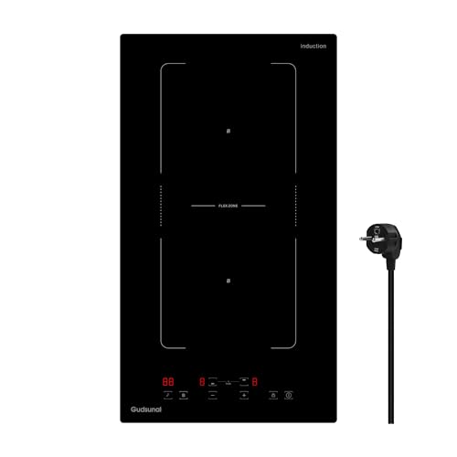 Gudsunal Induktionskochfeld Kochfeld 2 Platten Einbau Mit Flexzonen