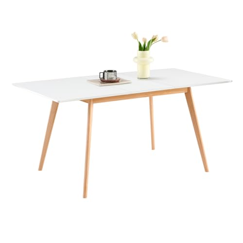 H J Wedoo Esstisch Ausziehbar Skandinavisch Esszimmertisch Rechteckig