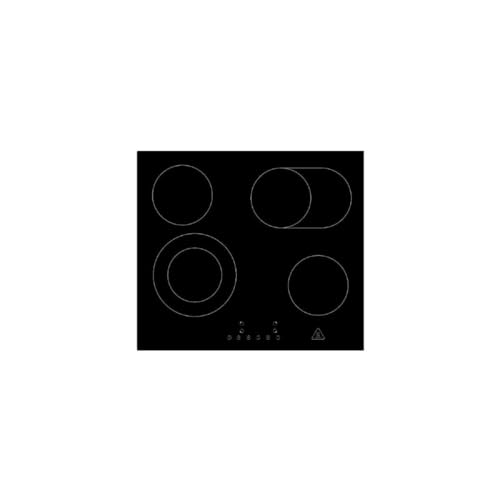 Respekta Rahmenloses Glaskeramikkochfeld Autark Einbaukochfeld Mit 4 Platten