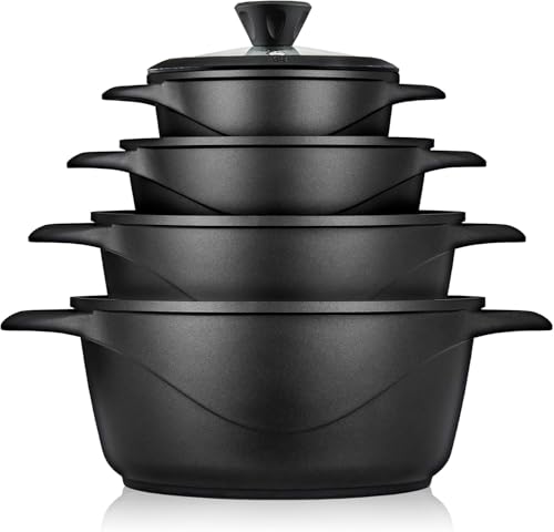 Briebe Topfset Induktion 8 Teilig Kochtopf Set 4