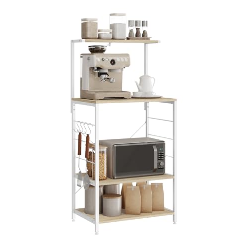 Woltu K Chenregal Standregal Mikrowellenhalter B Cker Regal