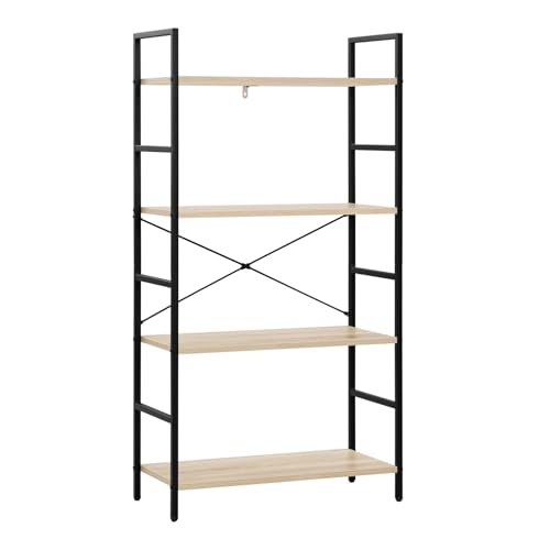 Woltu Standregal Regal Mit 4 Ebenen B Cherregal