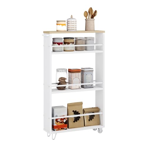 Woltu K Chenwagen Mit 3 Ebenen K Chenregal