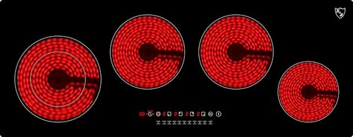 K H Glaskeramikkochfeld Nch 7205x 4 Zonen Herdplatte