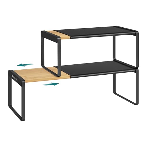 Songmics Home Gew Rzregal 2er Set Ausziehbar K