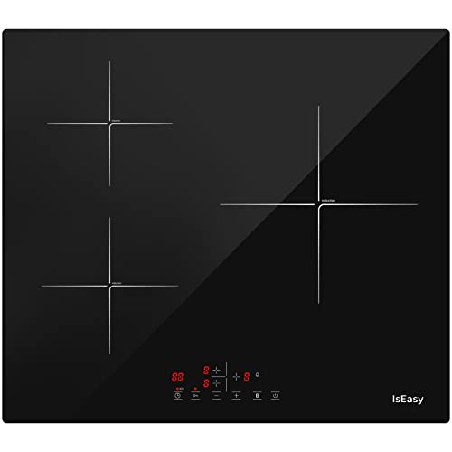 Induktionskochfeld Iseasy 3 Zonen Einbau Induktionskochplatte Autark Induktionskochfeld