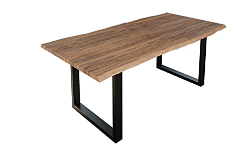 Sam Esszimmertisch 200x100 Cm Lauren Baumkantentisch Aus Akazienholz