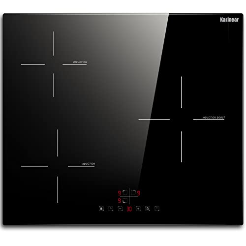 Karinear Induktionskochfeld 60 Cm Einbau Induktionsfeld 3 Platten