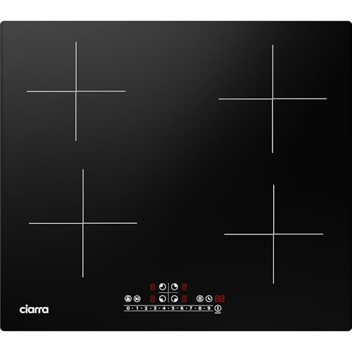Ciarra Cbbih4b 4 Zonen Einbau Induktionskochfeld Mit Power
