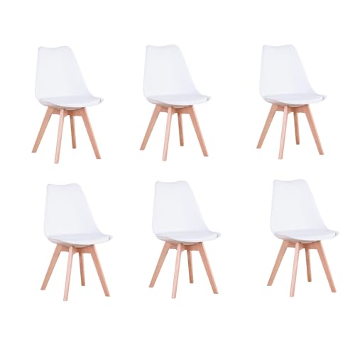 Set Mit 6 Wei En Esszimmerst Hlen K