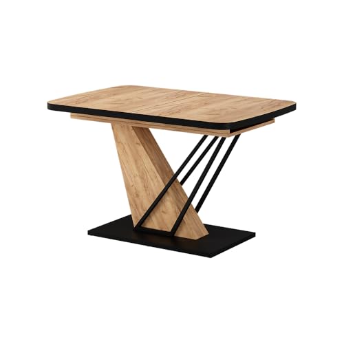 Vicco Esstisch Fenaro Schwarz Eiche 120 X 80