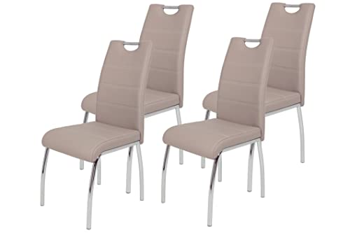 Hela Tische 4er Set Esszimmerstuhl Susi Bezug Kunstleder