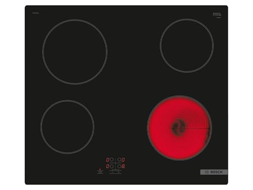 Bosch Pke61raa2e Glaskeramik Einbaukochfeld 4 Kochzonen Kindersicherung Schwarz
