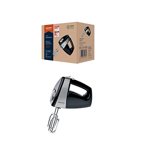 Grundig Hm 5040 Premium Handmixer 300 Watt Schwarz