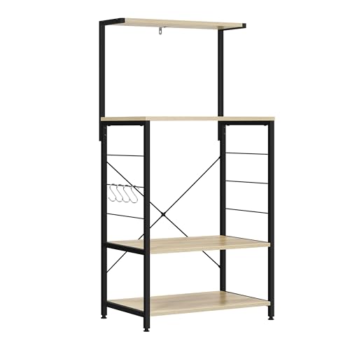 Esituro K Chenregal Mikrowellenregal Mit 4 Ablagen 4