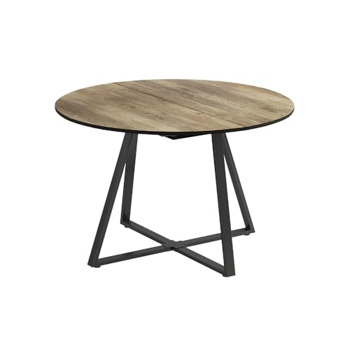 Vicco Esstisch Loyd Eiche Rustikal Schwarz 120 X