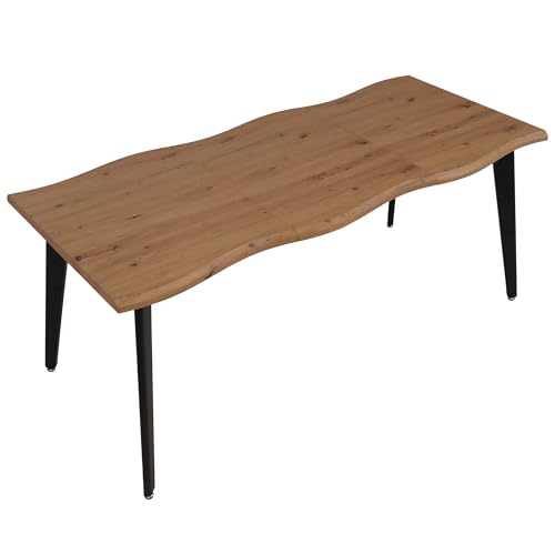 Mendler Esszimmertisch Hwc O60 Ausziehtisch Esstisch Eisen Mdf