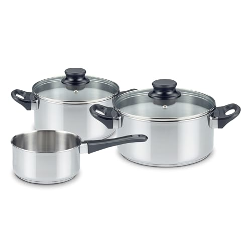 Khg Topfset 3 Teilig Edelstahl Induktion Kochtopf 16