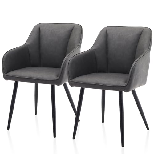 Tukailai Esszimmerst Hle 2er Set Aus Kunstleder K