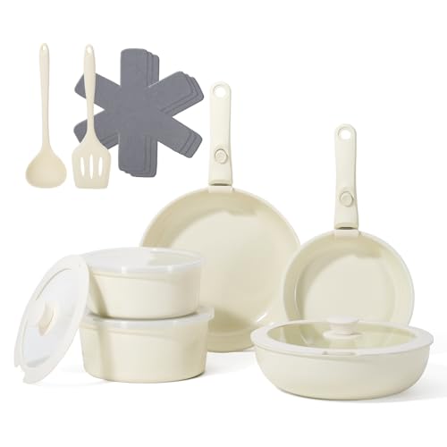 Pfannenset Antihaft Pfanne 16 Teiliges Kochgeschirr Set Pfannenset