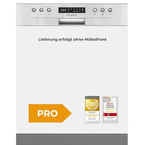Exquisit Pro Einbaugeschirrsp Ler Teilintegrierbar 60 Cm 14