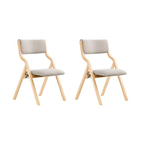 Sobuy Set Mit 2 Klappst Hlen Aus Holz