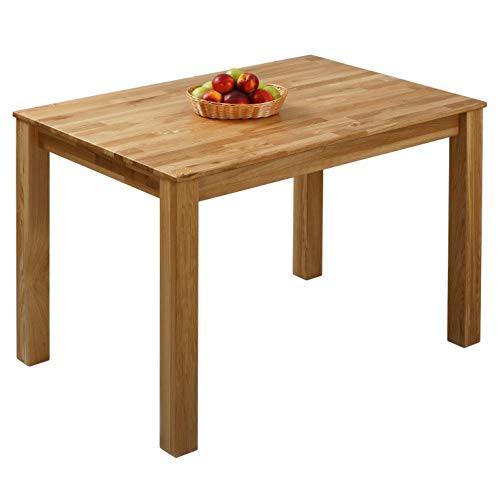 Krok Wood Esstisch Bonn Aus Massivholz Eiche 110x75x75