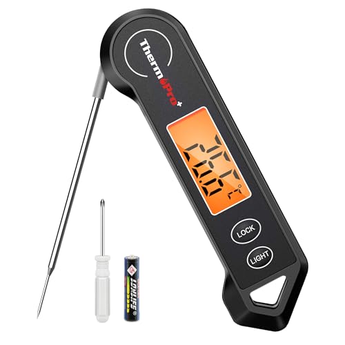Thermopro Fleischthermometer Digitaler Grillthermometer Faltbares Bratenthermometer Thermometer Kochen
