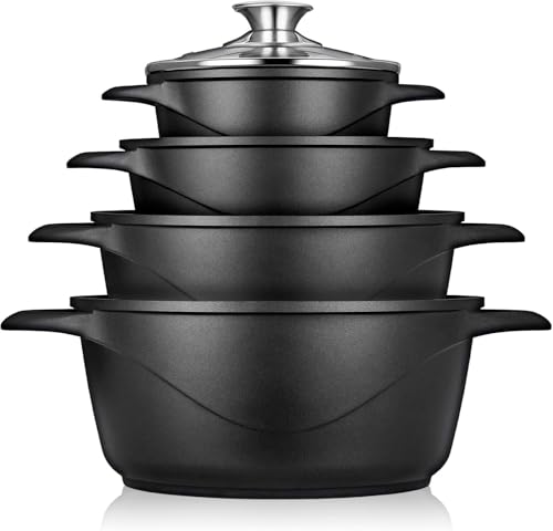 Briebe Topfset Induktion 8 Teilig Kochtopf Set 4