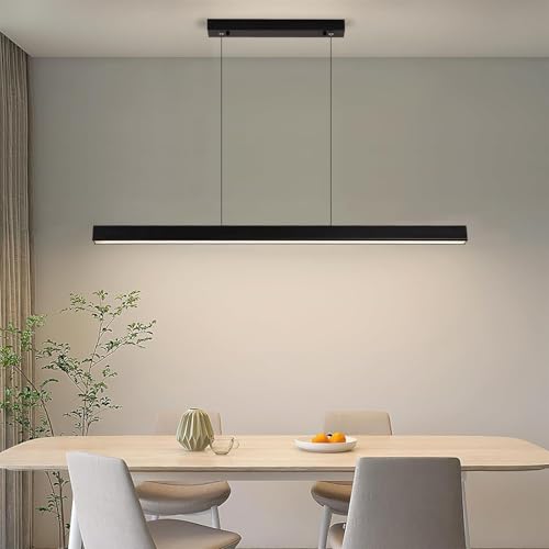 Led Pendelleuchte Esstisch 100cm Dimmbare Moderne Led Pendelleuchten