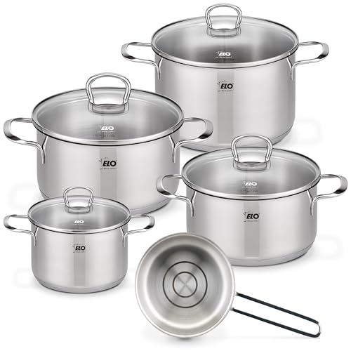Elo Jaspis Topfset Edelstahl 5 Teilig Hochwertiges Kochtopf