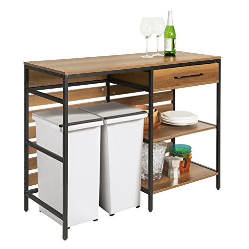 Sobuy Fsb71 Pf K Cheninsel Sideboard Mit 1