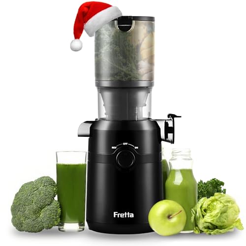 Fretta Entsafter Slow Juicer Mit 108mm Breite Und