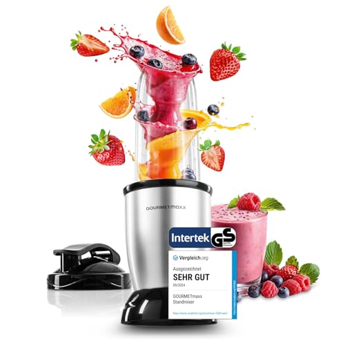 Gourmetmaxx Nutrition Mixer Smoothie Maker 4 Tlg Standmixer