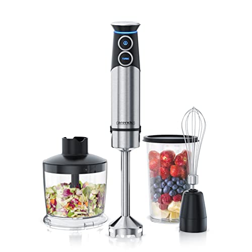 Arendo Stabmixer Edelstahl 1500 Watt Set P Rierstab