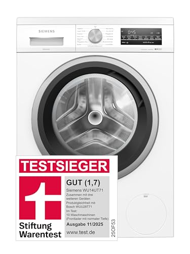 Siemens Wu14ut71 Stiftung Warentest Testsieger Iq500 Unterbau Waschmaschine