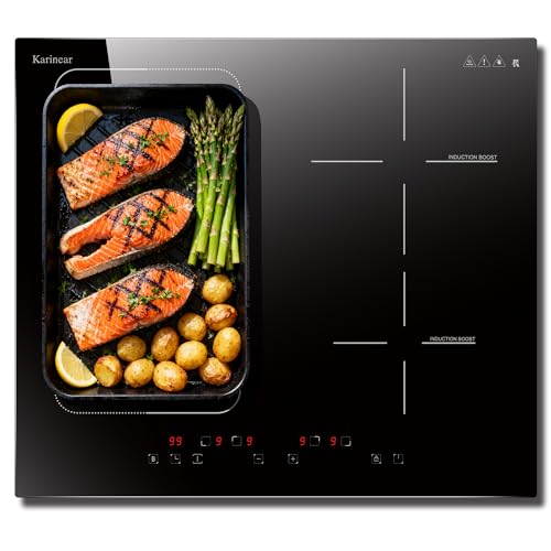 Karinear Induktionskochfeld 4 Platten Mit Flexzone Einbau Kochfeld