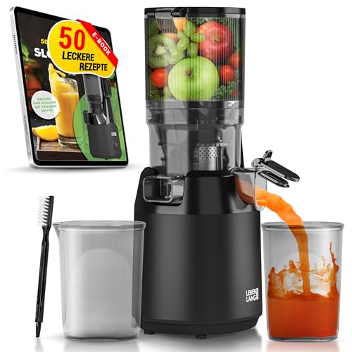 Lebenlang Entsafter Slow Juicer Inkl Rezeptbuch Gro E