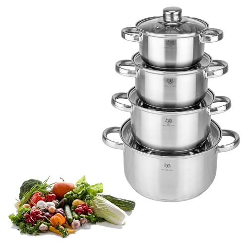 Karl Hausmann Topfset Induktion Edelstahl 4 Teilig Kocht