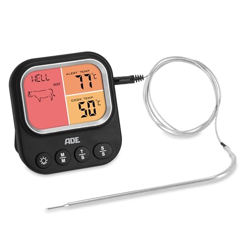 Ade Digitales Fleischthermometer Mit 1 Sonde Thermometer Zum