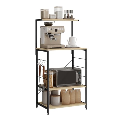 Woltu K Chenregal Standregal Mikrowellenhalter B Cker Regal