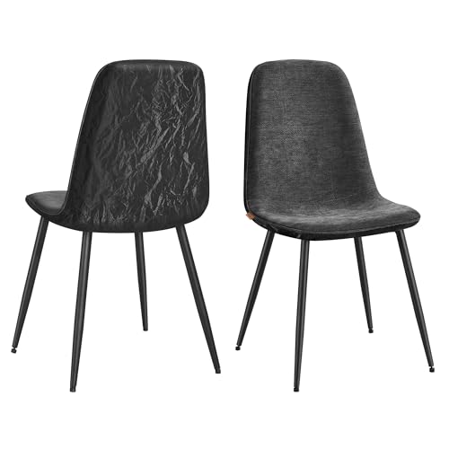 Vasagle Esszimmerstuhl 2er Set K Chenstuhl Polsterstuhl Metallbeine
