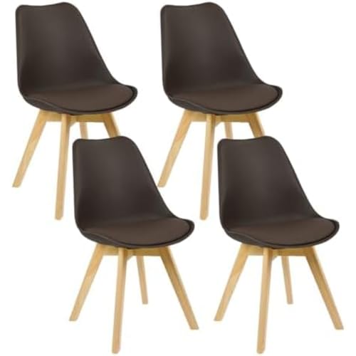 Woltu Esszimmerst Hle 4er Set Skandinavische K Chenst