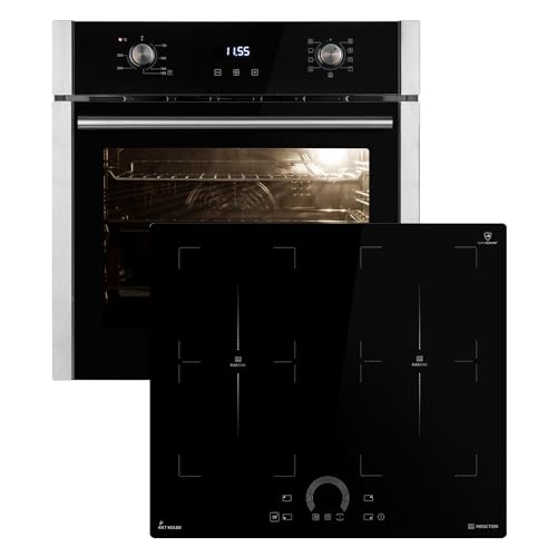 Autarkes Herdset 60cm Einbaubackofen Eb8010ed 60cm Induktionskochfeld Ih85904fz