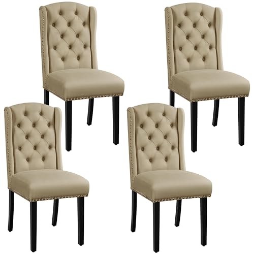 Yaheetech 4 Er Set K Chenstuhl Mit Fl