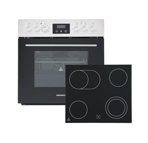 Backofen Herdset Einbau Kochfeld Glaskeramik Rahmenlos Respekta Hs3001