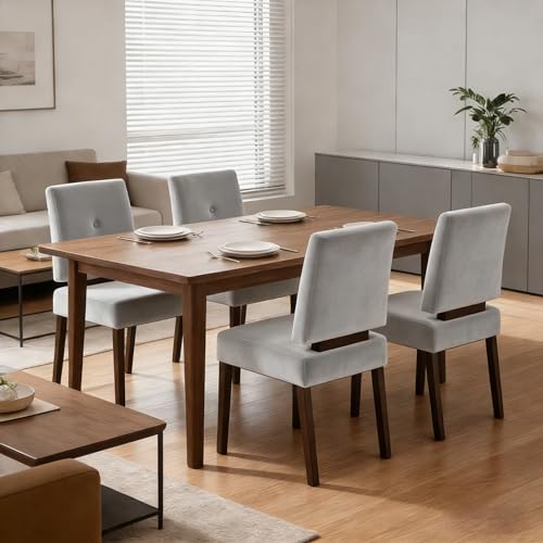 Homrelexa Holz Esszimmerst Hle 4er Set K Chenst